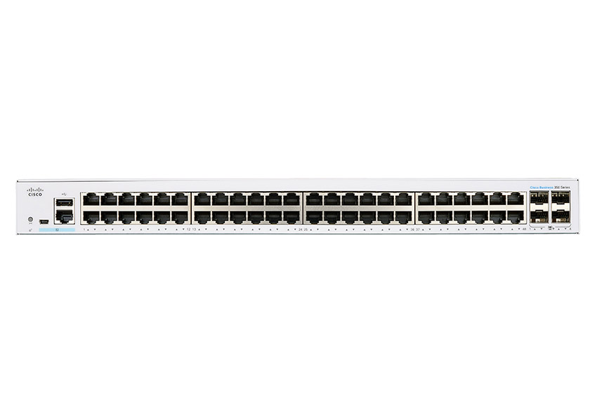 Cisco Business 350 CBS350-48T-4G 48 Ports Layer 3 Gigabit Switch